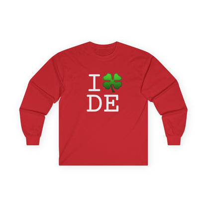 "I'm Lucky (Clover) in Delaware" Long Sleeve Shirt