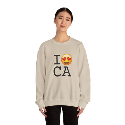"I have Heart Eyes for California" Sweatshirt