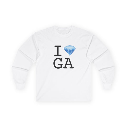 "I Diamond Georgia" Long Sleeve Shirt