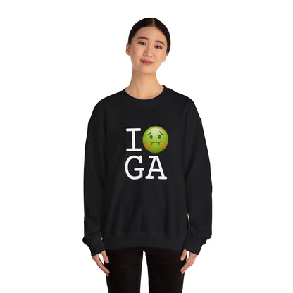 "I'm Nauseous about Georgia" Sweatshirt