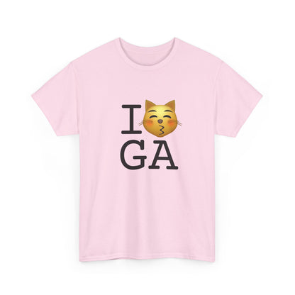"I'm a Kissing Cat toward Georgia" Tee
