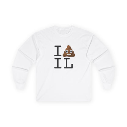 "I Poop in Illinois" Long Sleeve Shirt