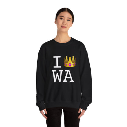 "I'm Royalty (Wear a Crown) in Washington" Sweatshirt