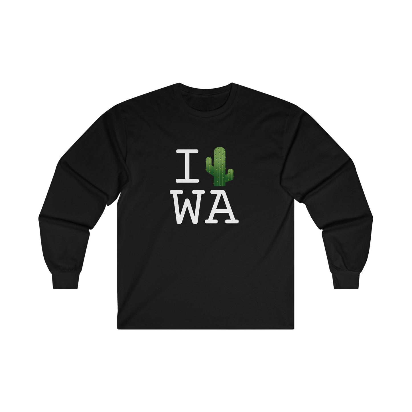 "I Cactus Washington" Long Sleeve Shirt