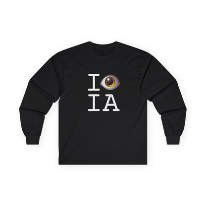 "I See (Eye) Iowa" Long Sleeve Shirt