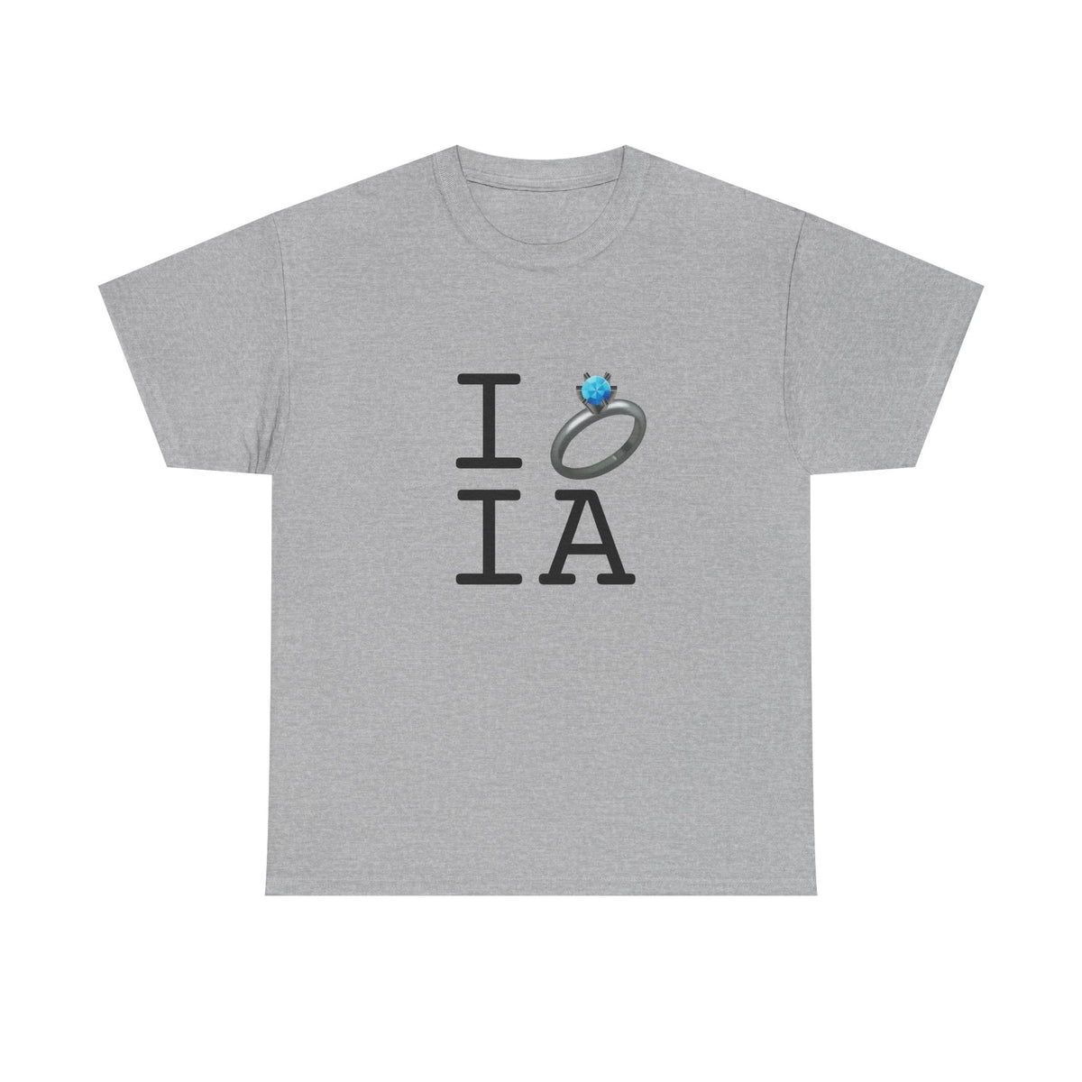 "I'm Married to (Diamond Ring) Iowa" Tee