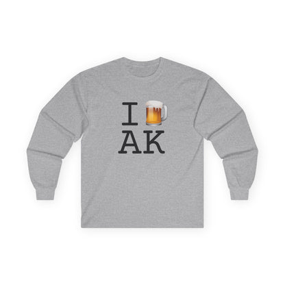 "I Beer Alaska" Long Sleeve Shirt