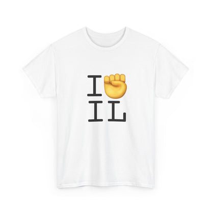 "I Raise my Fist with Illinois" Tee