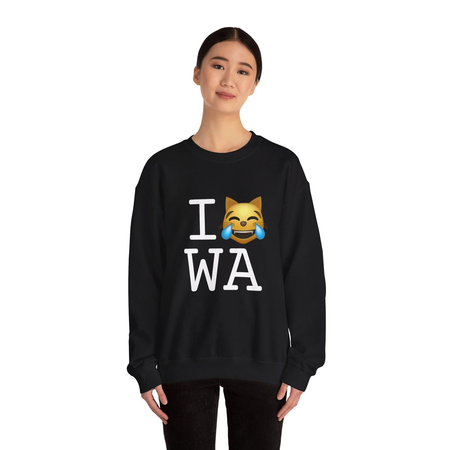 "I'm Laughing like a Cat at Washington" Sweatshirt