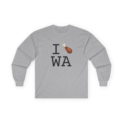 "I Chicken Drumstick Washington" Long Sleeve Shirt