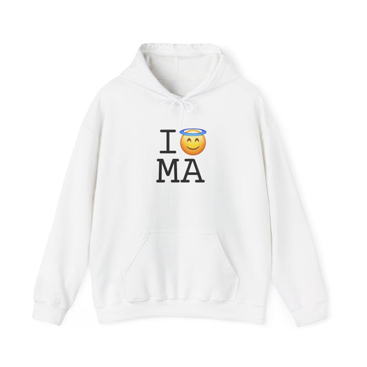 "I'm an Angel in Massachusetts" Hoodie