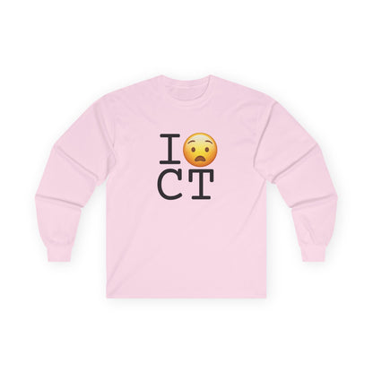 "I'm Anguished about Connecticut" Long Sleeve Shirt