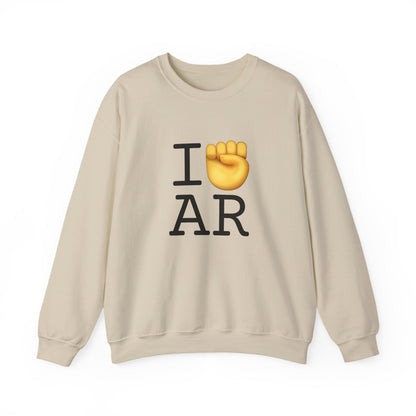 "I Raise my Fist with Arkansas" Sweatshirt