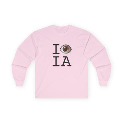 "I See (Eye) Iowa" Long Sleeve Shirt