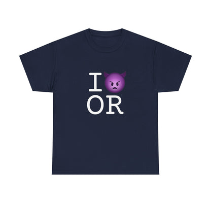 "I'm an Angry Devil about Oregon" Tee