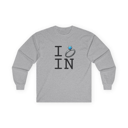 "I'm Married to (Diamond Ring) Indiana" Long Sleeve Shirt