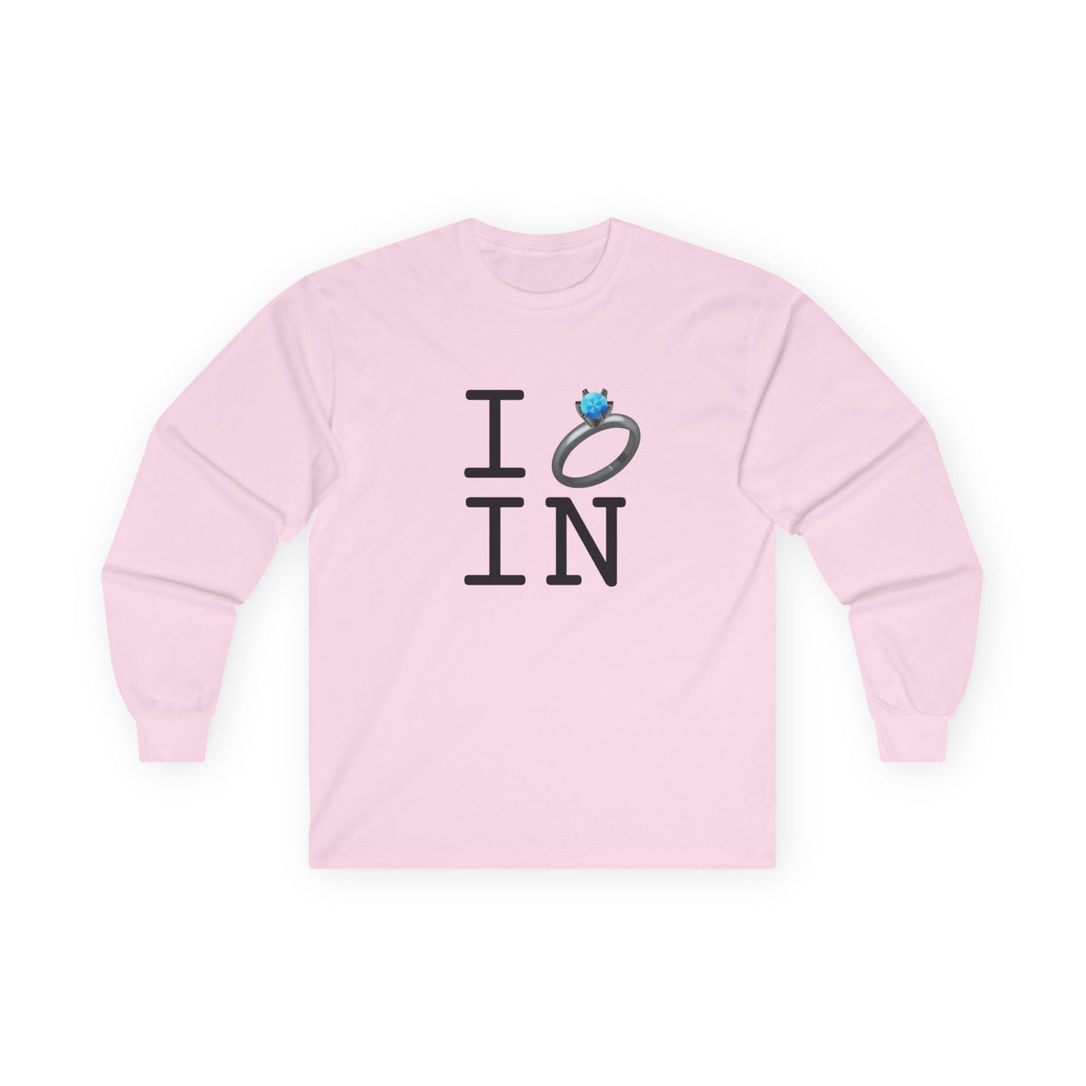 "I'm Married to (Diamond Ring) Indiana" Long Sleeve Shirt