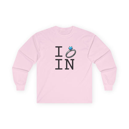 "I'm Married to (Diamond Ring) Indiana" Long Sleeve Shirt