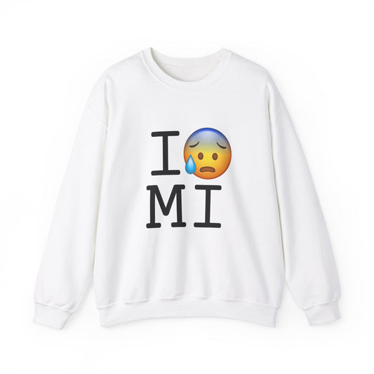 "I'm Anxiously Sweating in Michigan" Sweatshirt