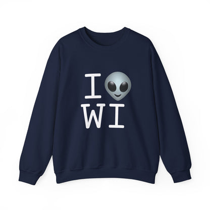 "I Feel Alien in Wisconsin" Sweatshirt