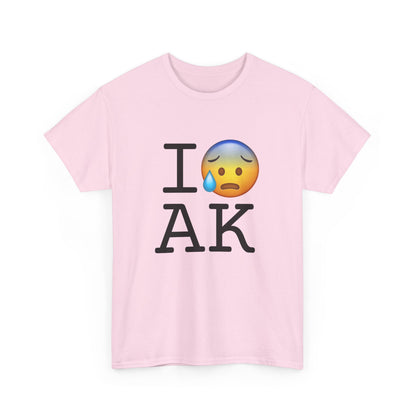 "I'm Anxiously Sweating in Alaska" Tee