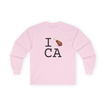 "I Chicken Drumstick California" Long Sleeve Shirt