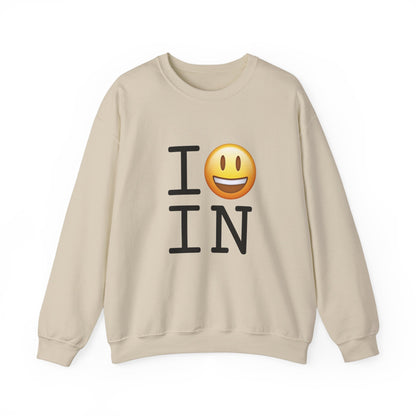 "I'm Happy about Indiana" Sweatshirt