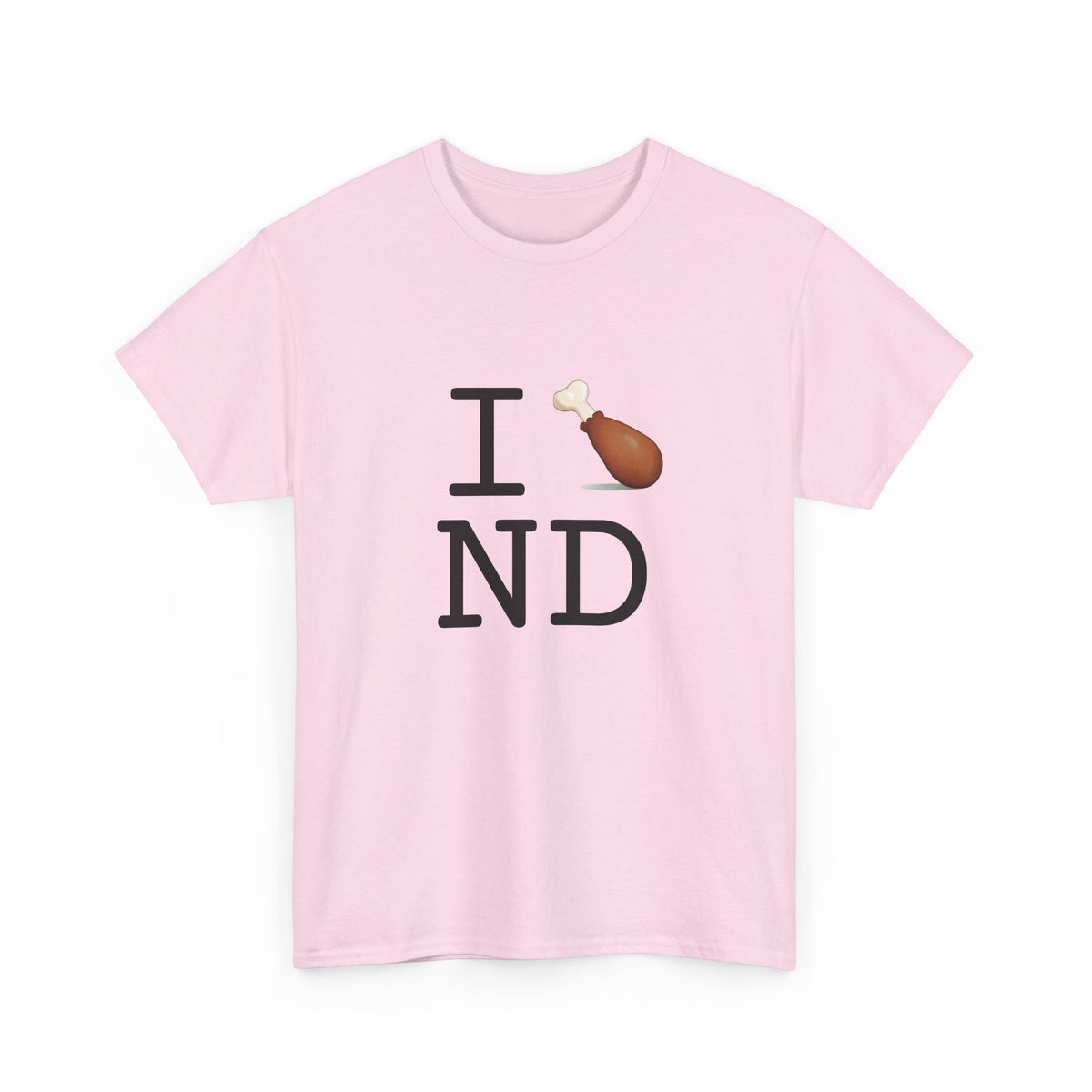 "I Chicken Drumstick North Dakota" Tee