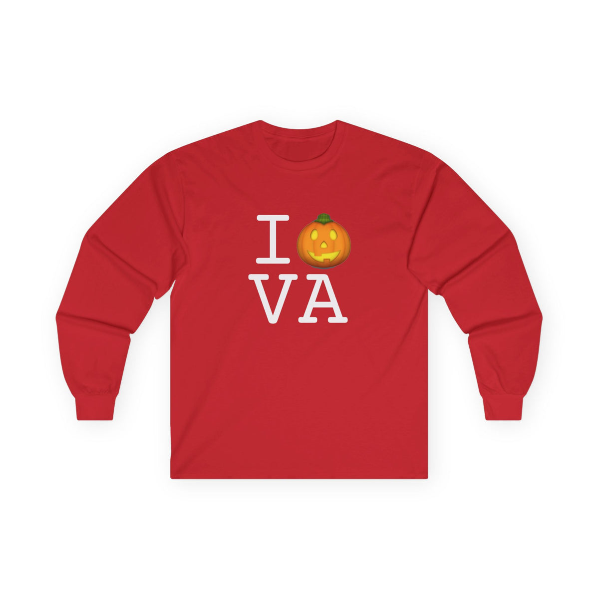 "I Jack-O-Lantern (Pumpkin) Virginia" Long Sleeve Shirt