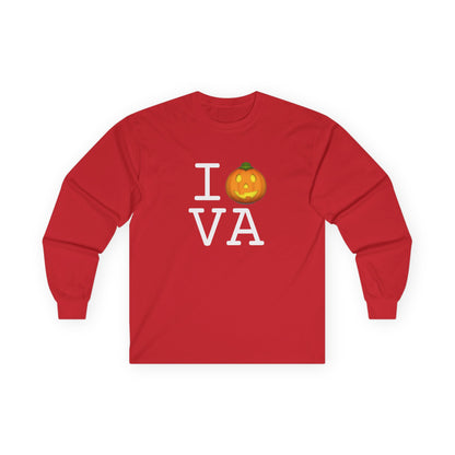 "I Jack-O-Lantern (Pumpkin) Virginia" Long Sleeve Shirt