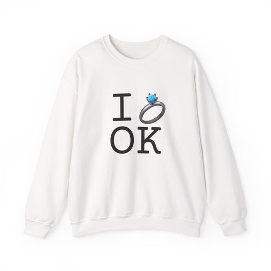 "I'm Married to (Diamond Ring) Oklahoma" Sweatshirt