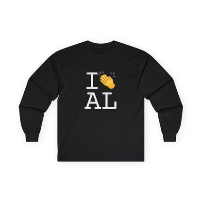 "I Applaud Alabama" Long Sleeve Shirt