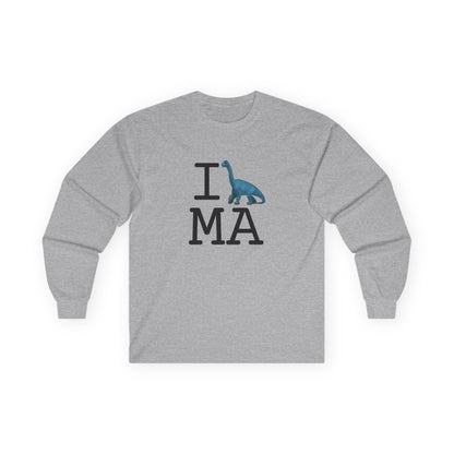 "I'm a Dinosaur in Massachusetts" Long Sleeve Shirt