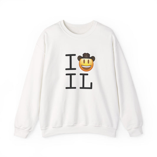 "I'm a Cowboy or Cowgirl in Illinois" Sweatshirt