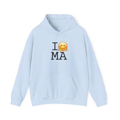 "I Hug Massachusetts" Hoodie