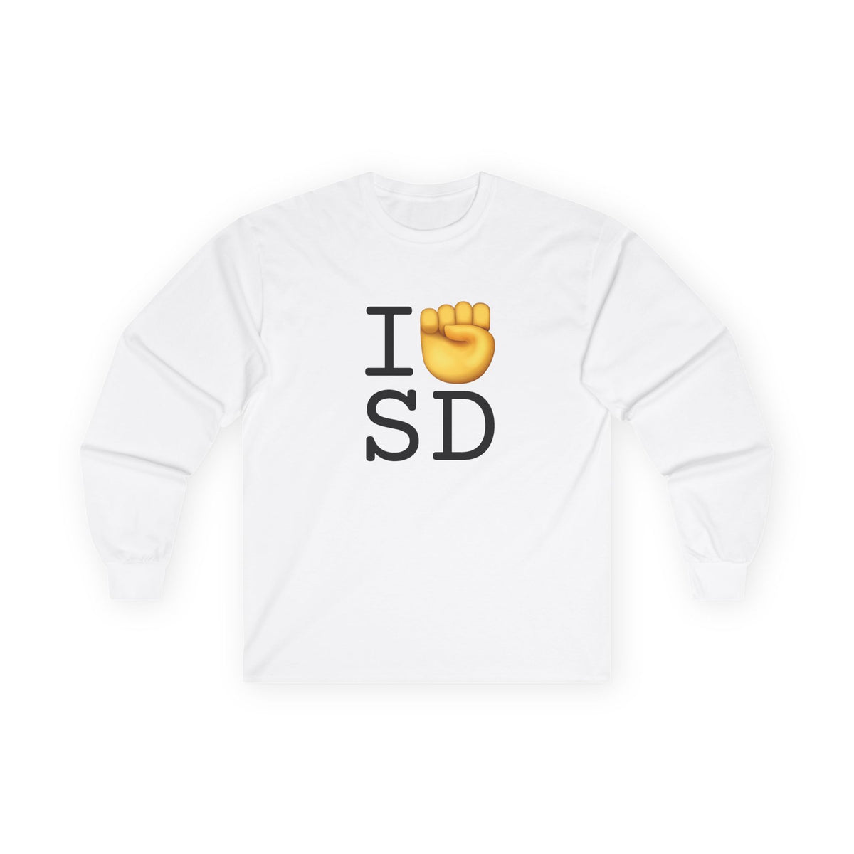 "I Raise my Fist with South Dakota" Long Sleeve Shirt