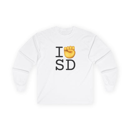 "I Raise my Fist with South Dakota" Long Sleeve Shirt