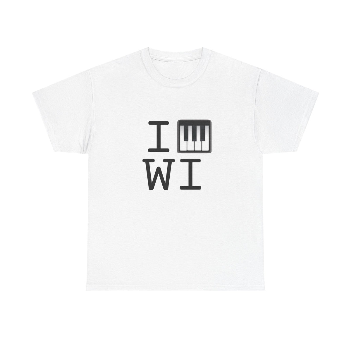 "I Piano Wisconsin" Tee
