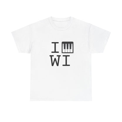 "I Piano Wisconsin" Tee