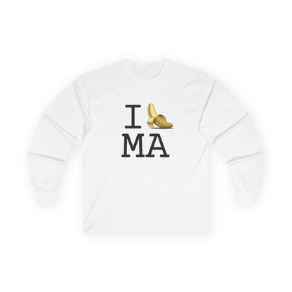 "I'm Bananas about Massachusetts" Long Sleeve Shirt