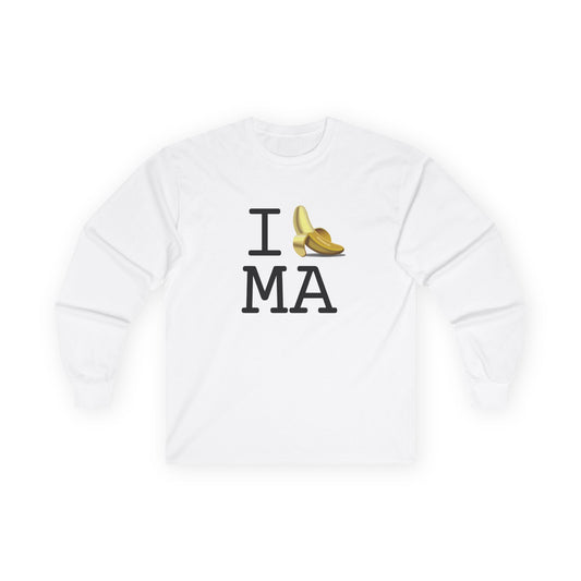 "I'm Bananas about Massachusetts" Long Sleeve Shirt