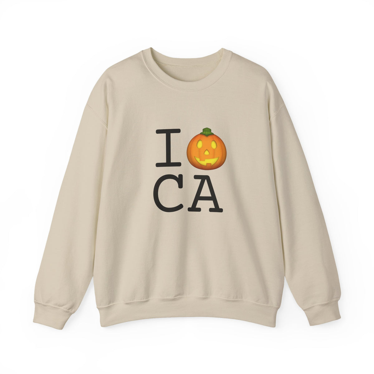 "I Jack-O-Lantern (Pumpkin) California" Sweatshirt