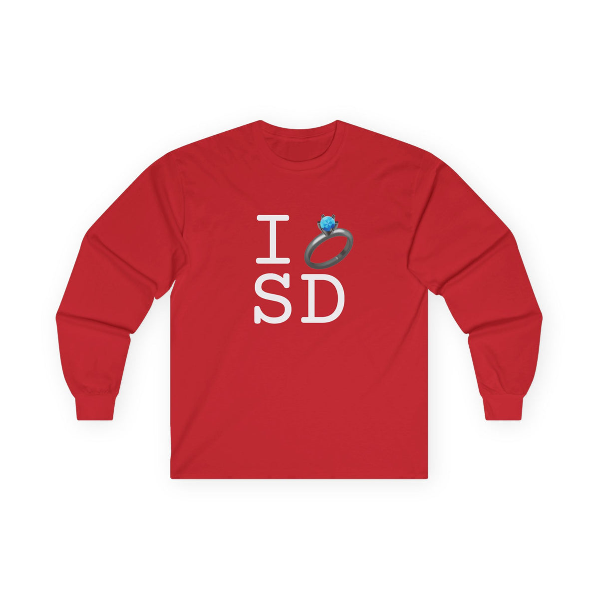 "I'm Married to (Diamond Ring) South Dakota" Long Sleeve Shirt
