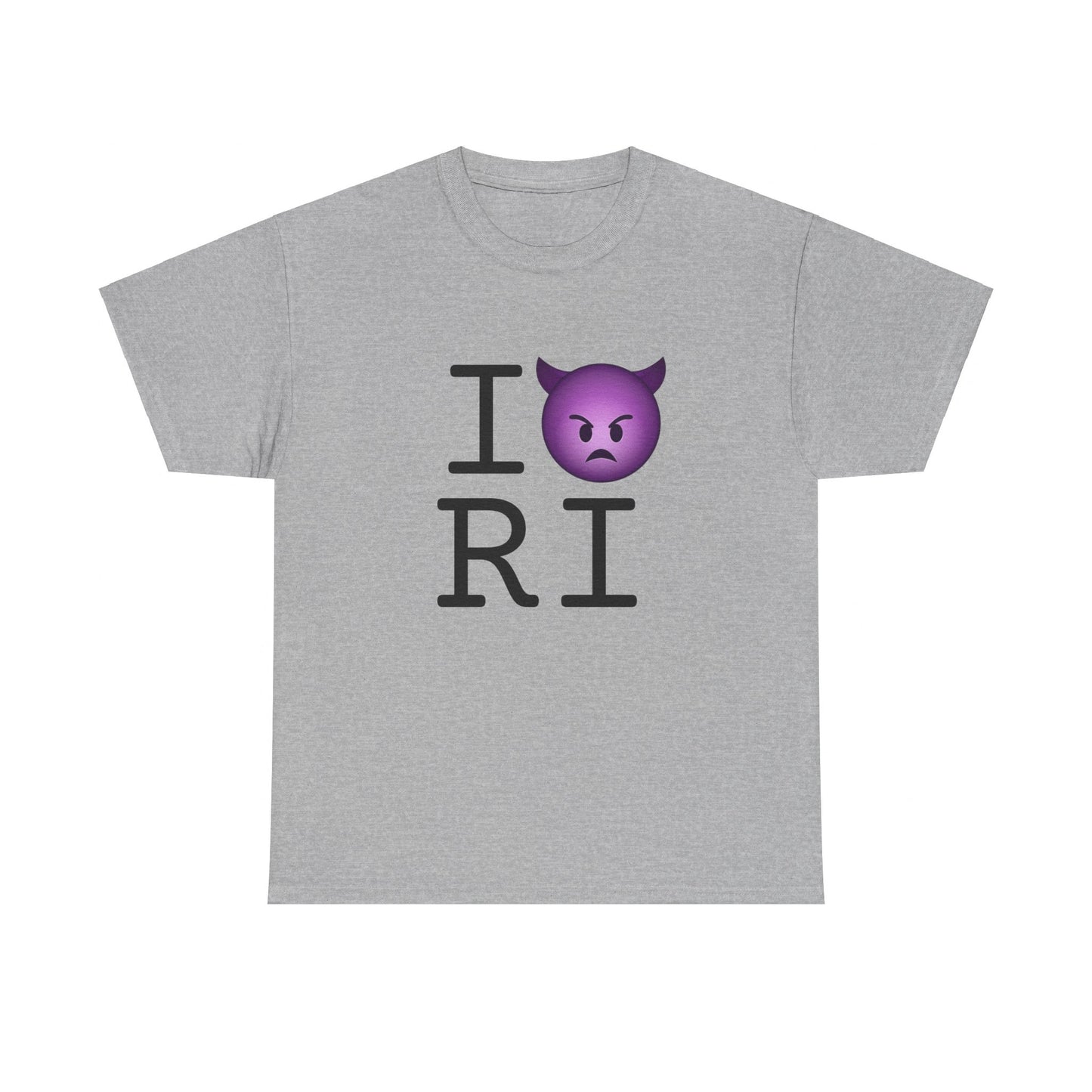 "I'm an Angry Devil about Rhode Island" Tee