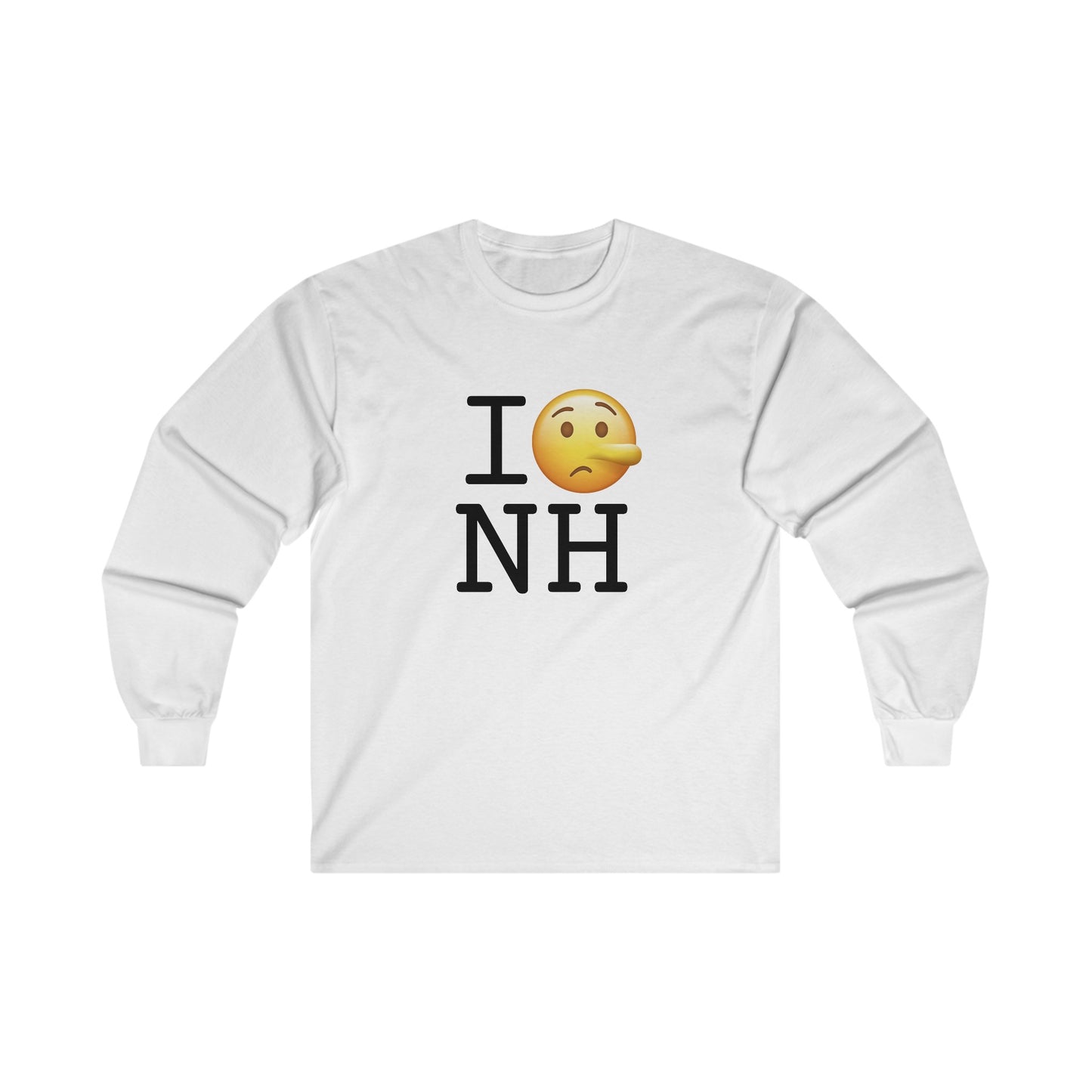 "I Lie about New Hampshire" Long Sleeve Shirt