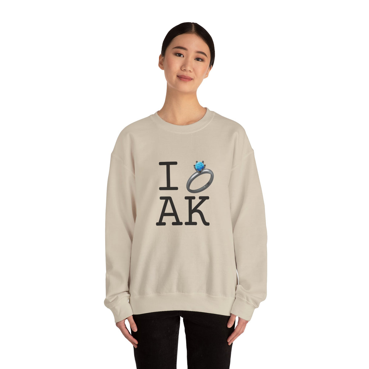 "I'm Married to (Diamond Ring) Alaska" Sweatshirt