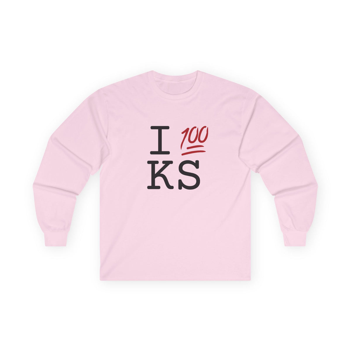 "I Keep it 100 in Kansas" Long Sleeve Shirt