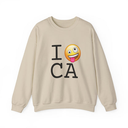 "I'm Crazy about California" Sweatshirt