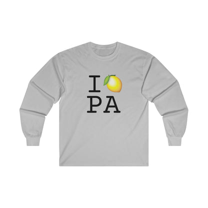 "I Lemon Pennsylvania" Long Sleeve Shirt