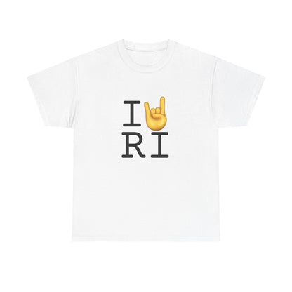"I Rock On with Rhode Island" Tee